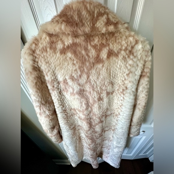 🎸UNREAL FUR🎸🔥NWT🔥Montmartre Coat in Beige/Pink— size S - Picture 12 of 14